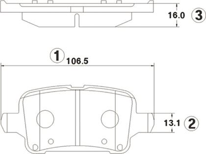 CTR GK1415 - Тормозные колодки, дисковые, комплект autospares.lv