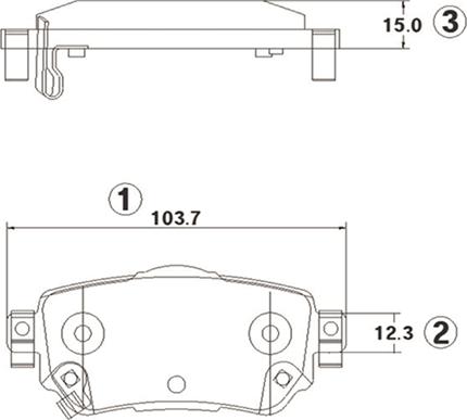 CTR GK1422 - Тормозные колодки, дисковые, комплект autospares.lv