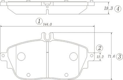 CTR GK1474 - Тормозные колодки, дисковые, комплект autospares.lv