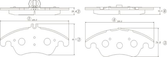 CTR GK1478 - Тормозные колодки, дисковые, комплект autospares.lv