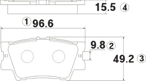 CTR GK1064 - Тормозные колодки, дисковые, комплект autospares.lv