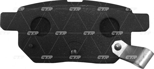 CTR GK1066 - Тормозные колодки, дисковые, комплект autospares.lv