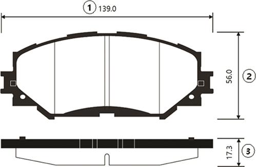 CTR GK1062 - Тормозные колодки, дисковые, комплект autospares.lv