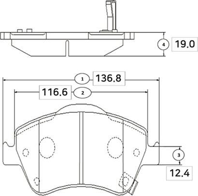 CTR GK1067 - Тормозные колодки, дисковые, комплект autospares.lv