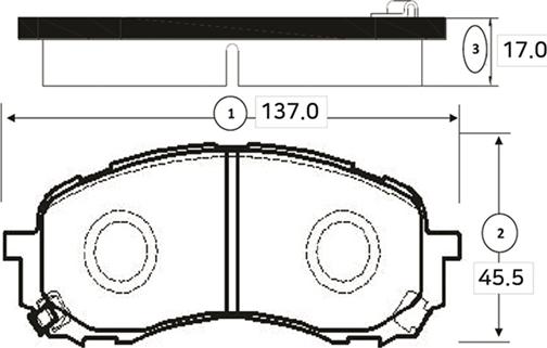 CTR GK1011 - Тормозные колодки, дисковые, комплект autospares.lv