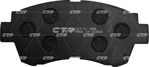 CTR GK1025 - Тормозные колодки, дисковые, комплект autospares.lv