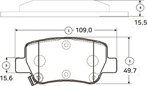 CTR GK1192 - Тормозные колодки, дисковые, комплект autospares.lv