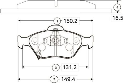 CTR GK1178 - Тормозные колодки, дисковые, комплект autospares.lv