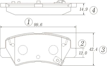 CTR GK1393 - Тормозные колодки, дисковые, комплект autospares.lv