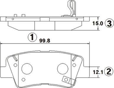 CTR GK1378 - Тормозные колодки, дисковые, комплект autospares.lv