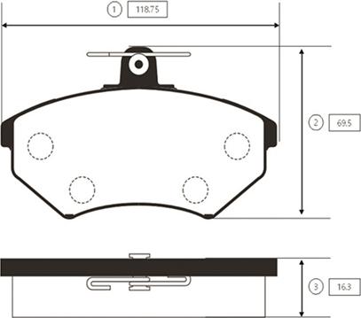 CTR GK1242 - Тормозные колодки, дисковые, комплект autospares.lv