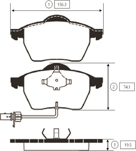 CTR GK1255 - Тормозные колодки, дисковые, комплект autospares.lv