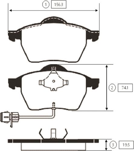 CTR GK1253 - Тормозные колодки, дисковые, комплект autospares.lv