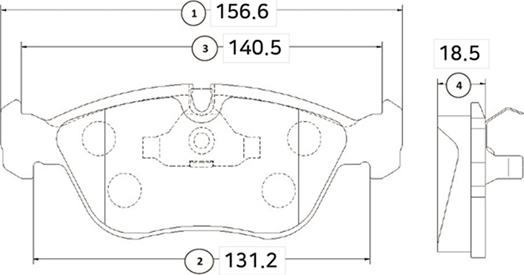 CTR GK1213 - Тормозные колодки, дисковые, комплект autospares.lv