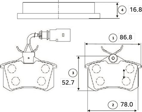 CTR GK1239 - Тормозные колодки, дисковые, комплект autospares.lv