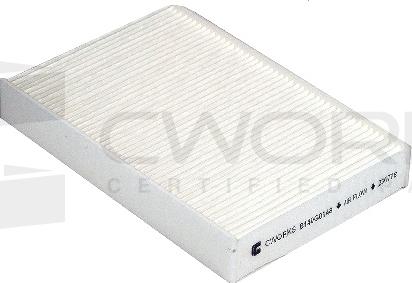 Cworks B140G0148 - Фильтр воздуха в салоне autospares.lv