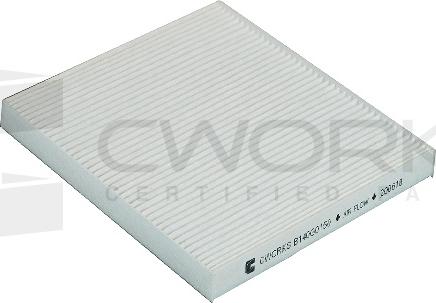 Cworks B140G0150 - Фильтр воздуха в салоне autospares.lv