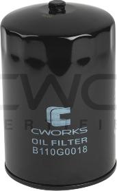 Cworks B110G0018 - Масляный фильтр autospares.lv