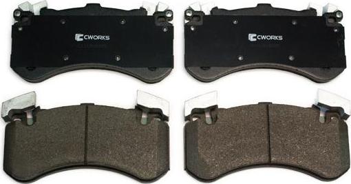 Cworks C11CR0005 - Тормозные колодки, дисковые, комплект autospares.lv