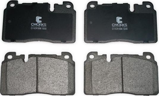 Cworks C11CR1008 - Тормозные колодки, дисковые, комплект autospares.lv