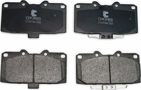 Cworks C11CR1084 - Тормозные колодки, дисковые, комплект autospares.lv