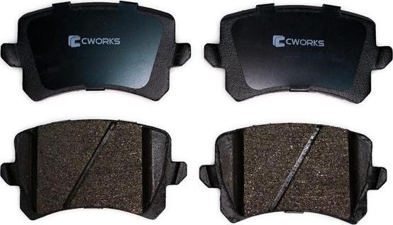 Cworks C12CR0005 - Тормозные колодки, дисковые, комплект autospares.lv