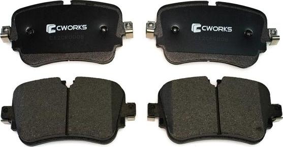 Cworks C12CR0008 - Тормозные колодки, дисковые, комплект autospares.lv