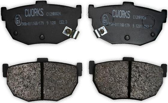 Cworks C12NR0024 - Тормозные колодки, дисковые, комплект autospares.lv