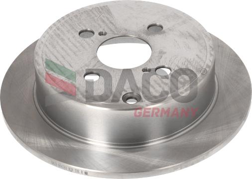 DACO Germany 604584 - Тормозной диск autospares.lv