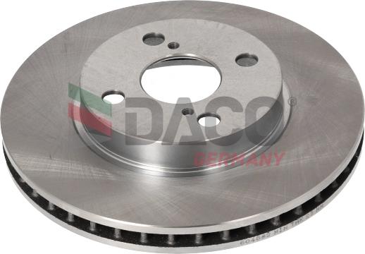 DACO Germany 604582 - Тормозной диск autospares.lv