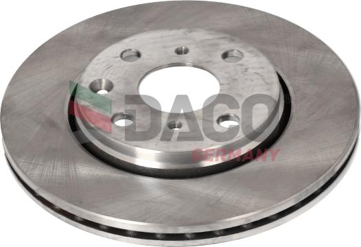 DACO Germany 604522 - Тормозной диск autospares.lv