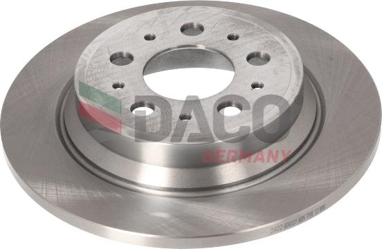 DACO Germany 604101 - Тормозной диск autospares.lv