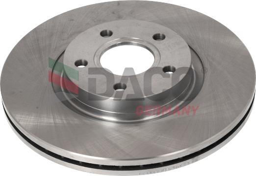 DACO Germany 604849 - Тормозной диск autospares.lv