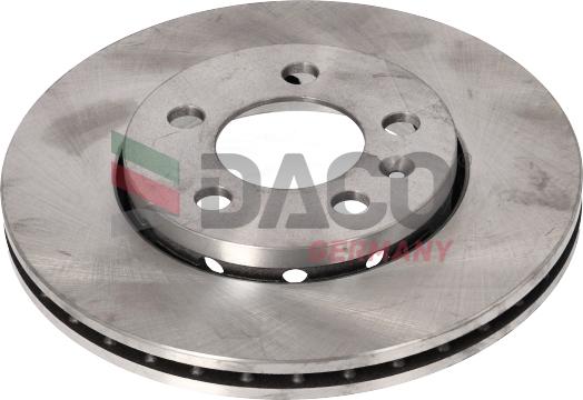 DACO Germany 604758 - Тормозной диск autospares.lv