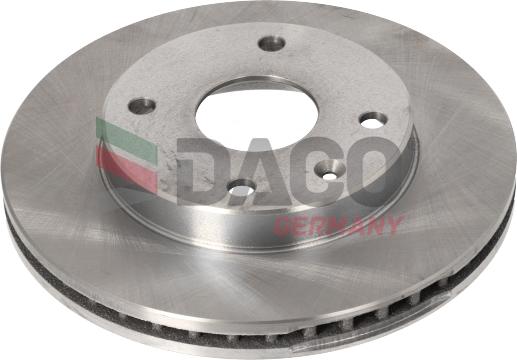 DACO Germany 605009 - Тормозной диск autospares.lv