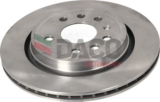 DACO Germany 600905 - Тормозной диск autospares.lv