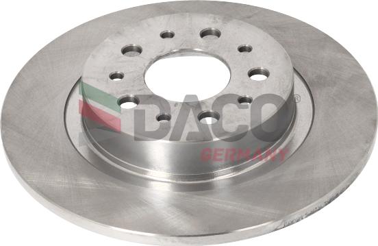 DACO Germany 600913 - Тормозной диск autospares.lv