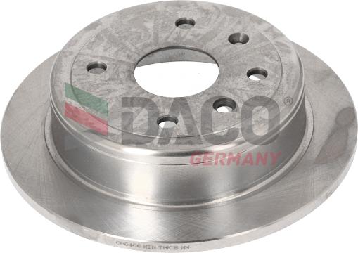 DACO Germany 600406 - Тормозной диск autospares.lv