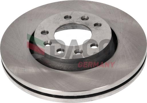 DACO Germany 600611 - Тормозной диск autospares.lv