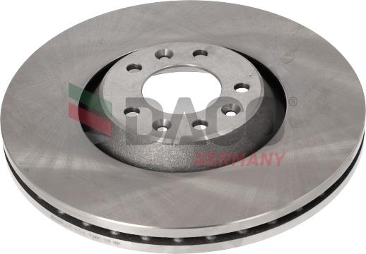 DACO Germany 600613 - Тормозной диск autospares.lv