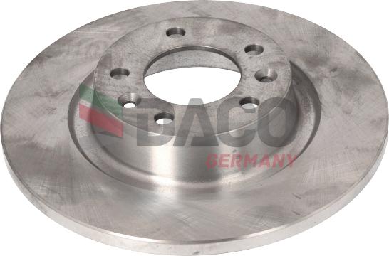 DACO Germany 600612 - Тормозной диск autospares.lv
