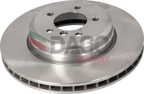 DACO Germany 600349 - Тормозной диск autospares.lv