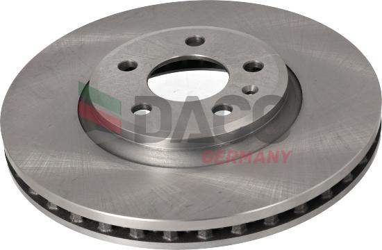 DACO Germany 600217 - Тормозной диск autospares.lv