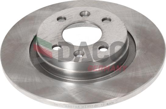 DACO Germany 600703 - Тормозной диск autospares.lv