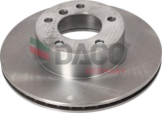 DACO Germany 601525 - Тормозной диск autospares.lv