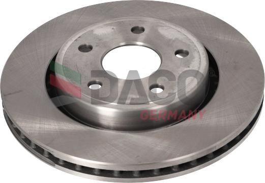 DACO Germany 601609 - Тормозной диск autospares.lv