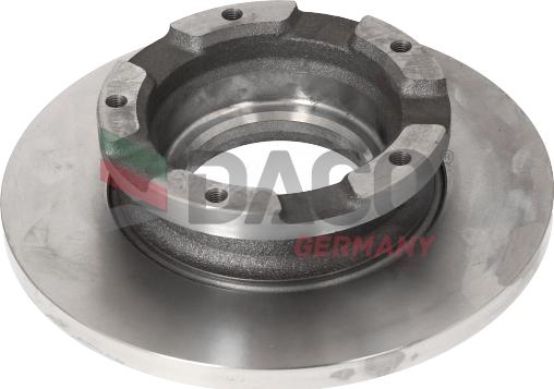 DACO Germany 601022 - Тормозной диск autospares.lv