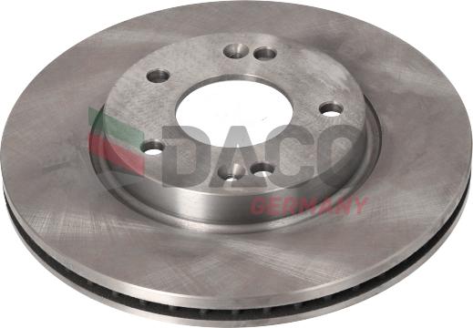 DACO Germany 601306 - Тормозной диск autospares.lv