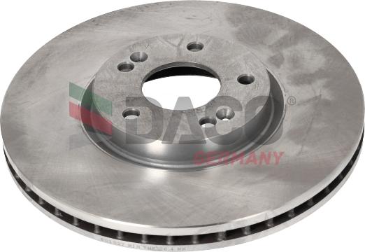 DACO Germany 601327 - Тормозной диск autospares.lv