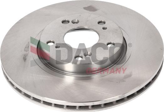 DACO Germany 601201 - Тормозной диск autospares.lv